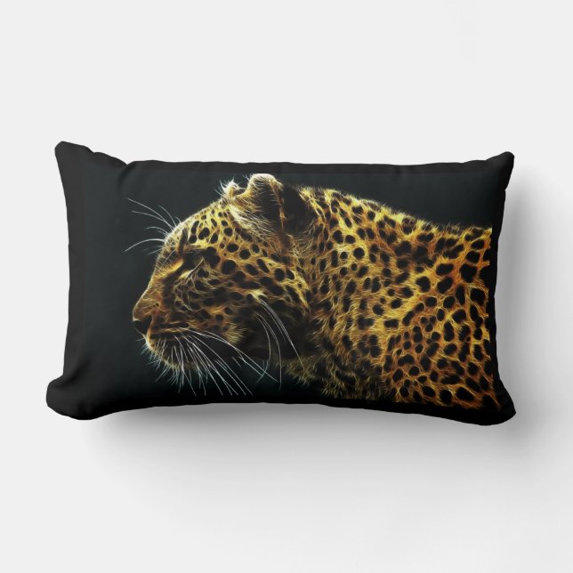 Jaguar Profile Lumbar Pillow (Front)