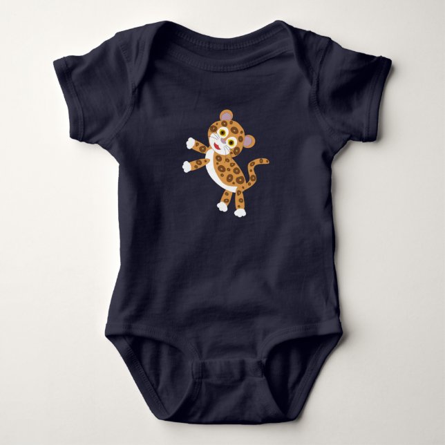 Jaguar - Rainforest Baby Baby Bodysuit (Front)