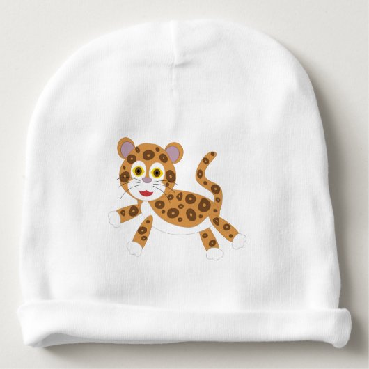 Jaguar- Rainforest Newborn Hat (Front)