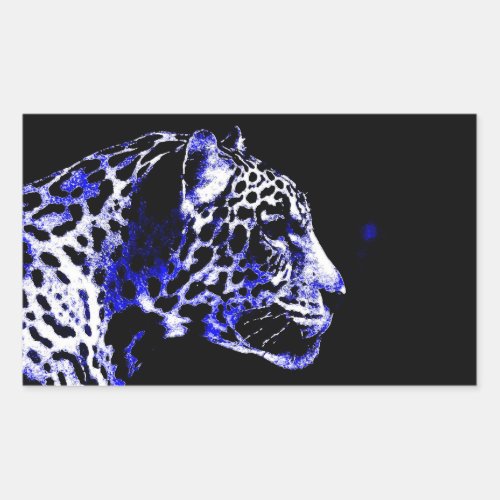 Jaguar Rectangular Sticker