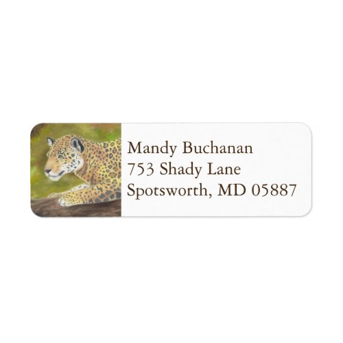 Jaguar return address label