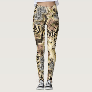 Jaguar skin, snakes leggings