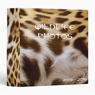 Jaguar Spots Photo Album (Binder) 3 Ring Binder