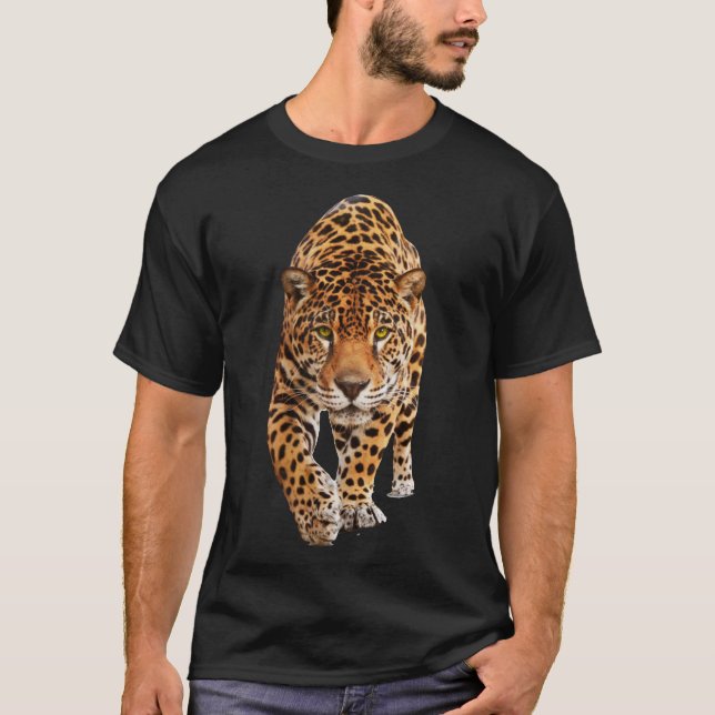 Jaguar Sticker  T-Shirt (Front)