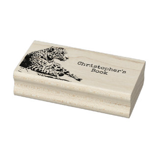 Jaguar This Book Belongs To Rubber Stamp