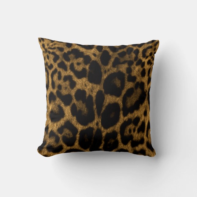 Jaguar Throw Pillow (Front)