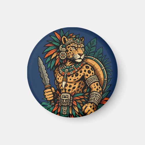 Jaguar Tribe's Brave Warrior samll gift Magnet