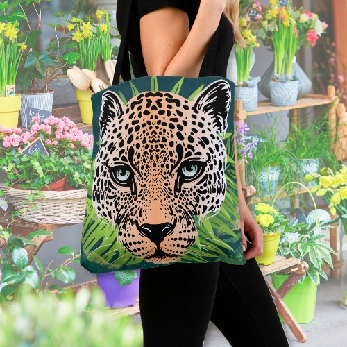 Jaguar Tropical Amazon wild animal Tote Bag