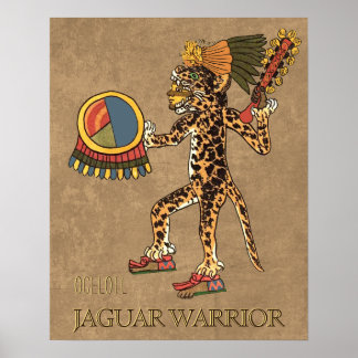 Jaguar Warrior Poster