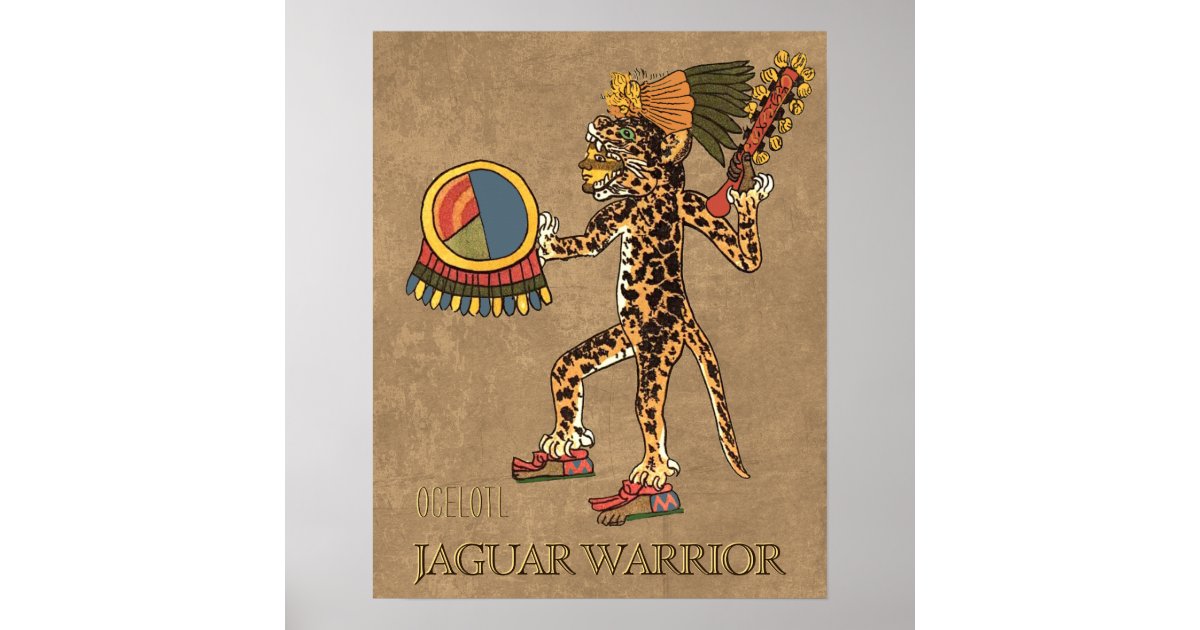 Aztec Warrior Skull Aztec warrior skull, jaguar warrior | Art Board Print