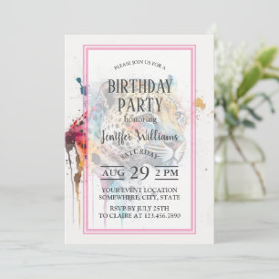 Jaguar Watercolor                Invitation