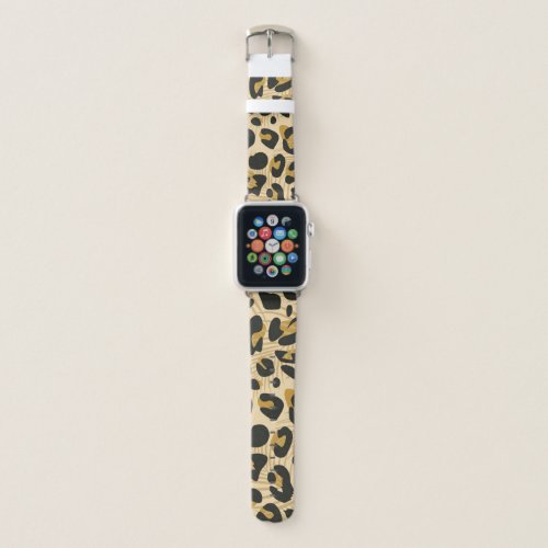 Jaguar Wild Animal Pattern Apple Watch Band