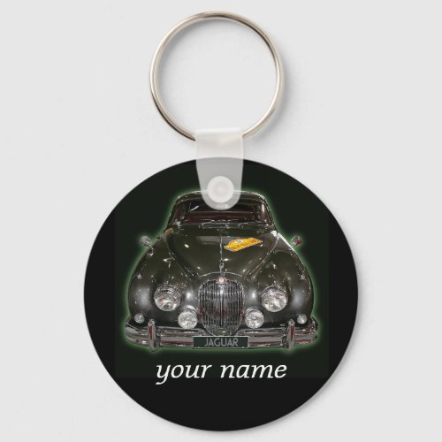 Jaguar  with your name keychain