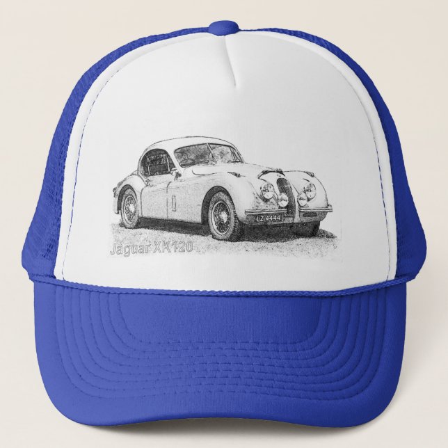 Jaguar XK120 Trucker Hat (Front)