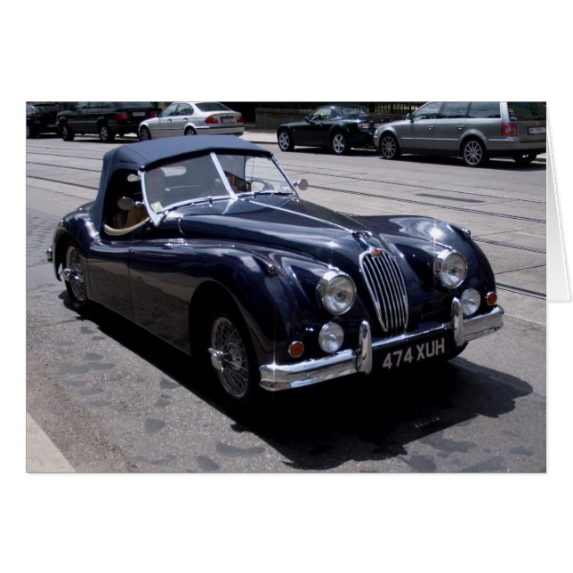 Jaguar XK 120 Cards (Front Horizontal)
