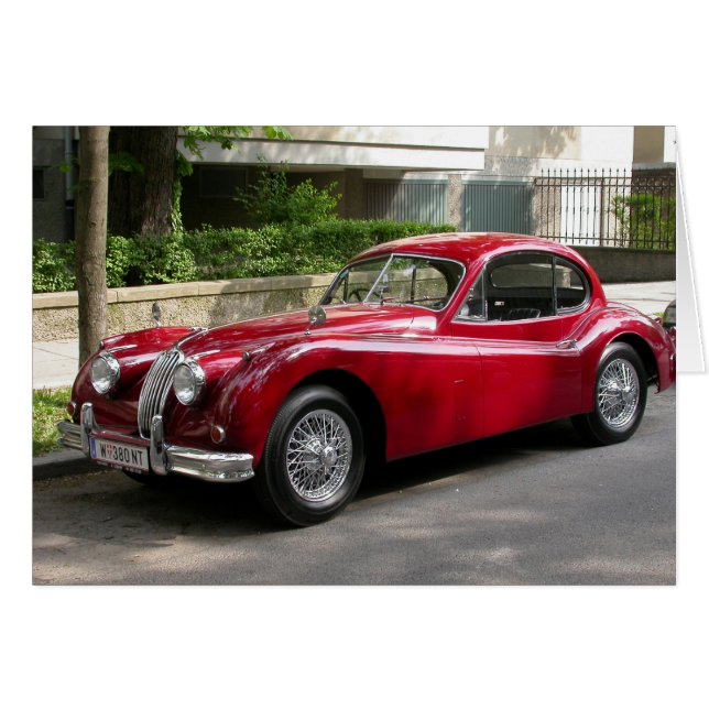 Jaguar XK 120 FHC Cards (Front Horizontal)