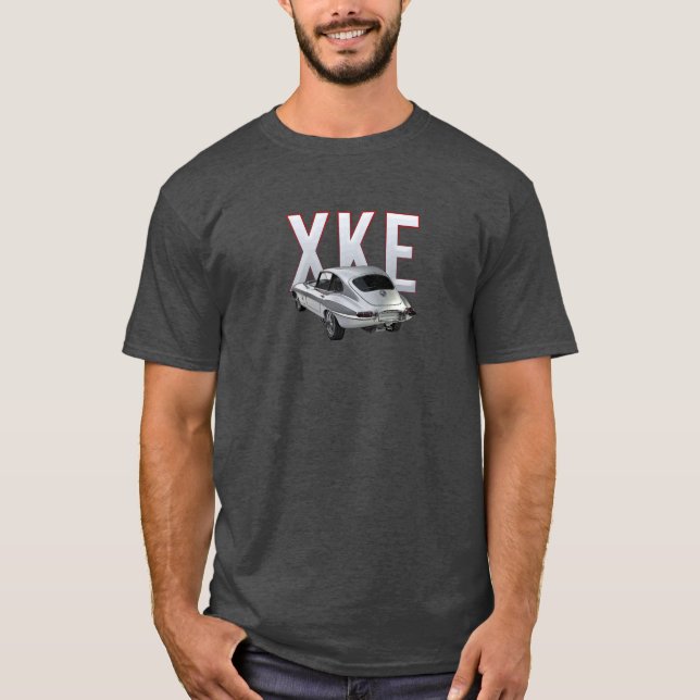 Jaguar XKE Rear View T-Shirt (Front)