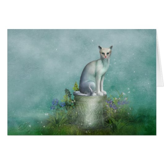 Jaguarwoman's "Fantasy Cat I" Cards (Front Horizontal)