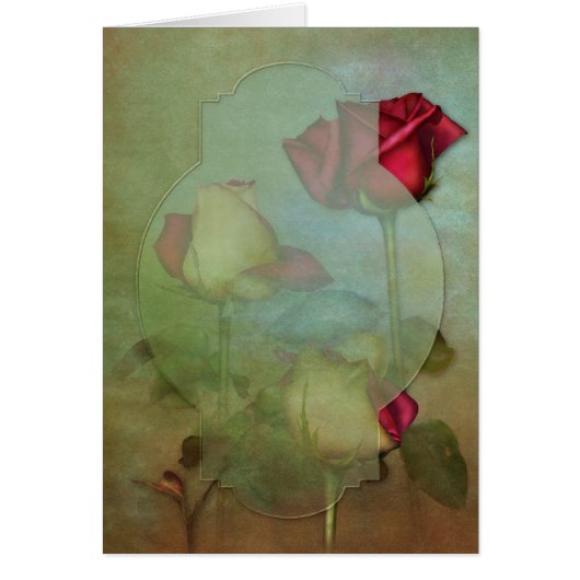 Jaguarwoman's "Summer Roses Card" Cards (Front)