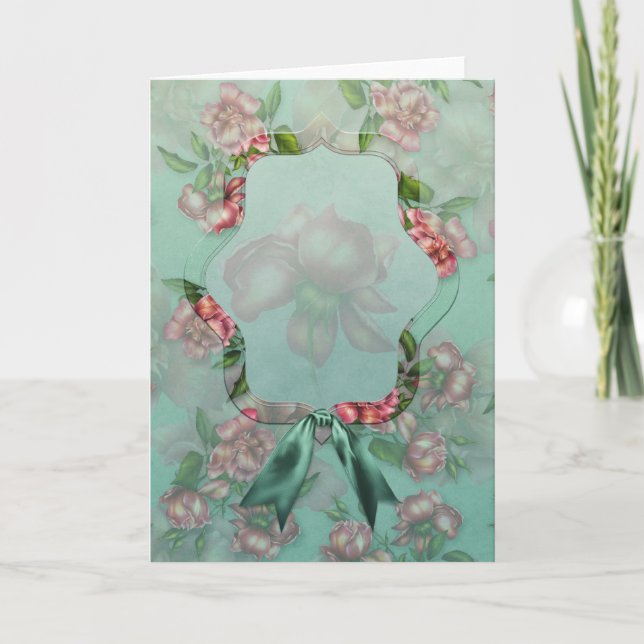 Jaguarwoman's "Victorian Rose Notecards" Card (Front)