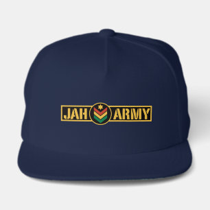 Jah Army Cap - Reggae Rasta Roots - Basecap
