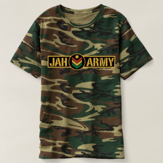 Jah Army - Rastafarian - Haile Selassie - camisa