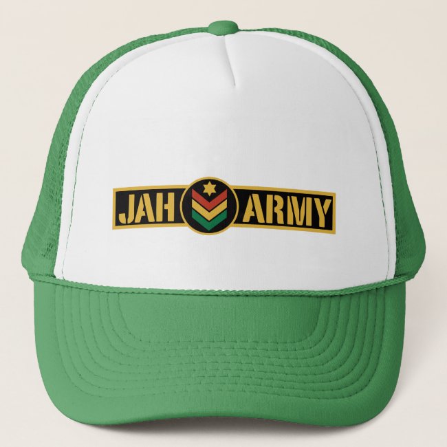 Jah Army - Reggae Rasta Roots - Trucker Cap