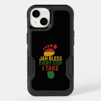 Jah Bless Every Step I take Rasta OtterBox iPhone 14 Case