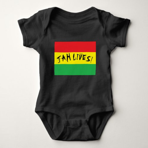 Jah Lives Baby Bodysuit