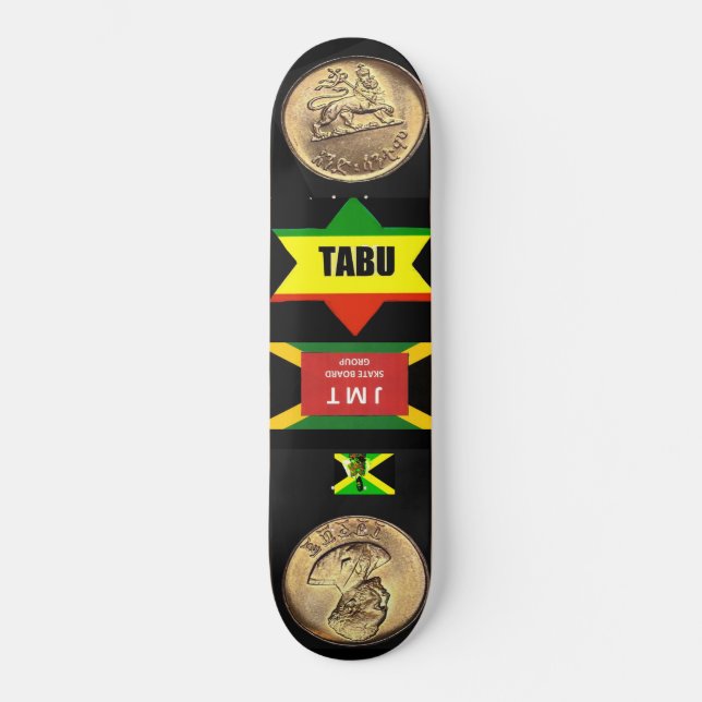 JAH RASTA Skateboard (Front)