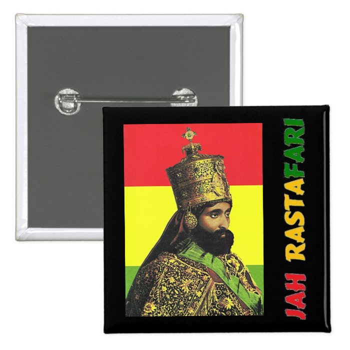 Jah Rastafari Button