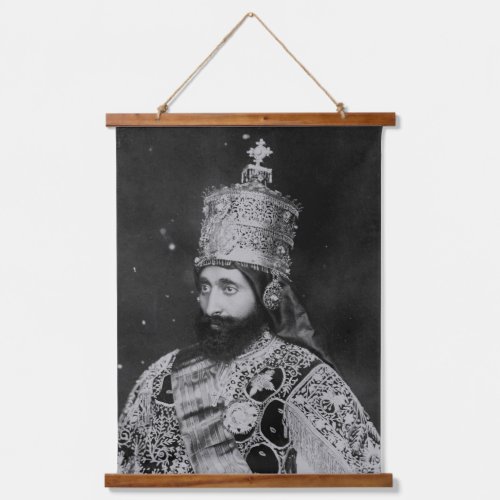 Jah Rastafari Haile Selassie I HIM INI Rasta Roots Hanging Tapestry