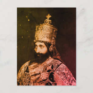 Jah Rastafari HIM Rasta INI Livity One Love Roots Postcard