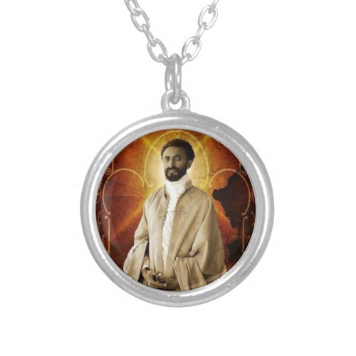 Jah Rastafari Rasta Livity INI One Love Roots Kids Silver Plated Necklace