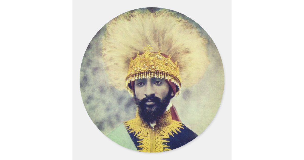 Jah Rastafari Rasta Livity INI Roots Classic Round Sticker | Zazzle