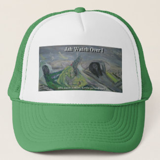 jah watch over i trucker hat