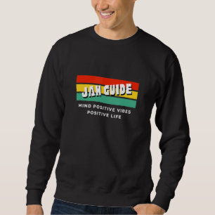 Jah Will Guide Rastafarian Roots Bless Up Rasta Sweatshirt