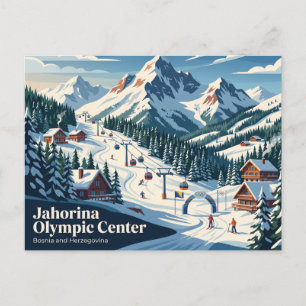Jahorina Olympic Center Bosnia and Herzegovina Postcard