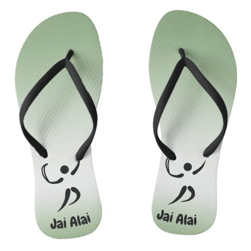 Jai Alai Green Flip Flops