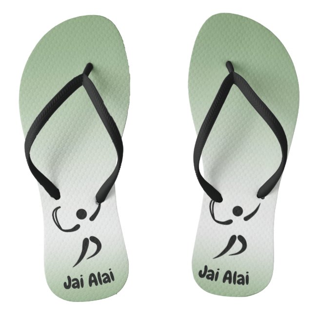 Jai Alai Green Flip Flops