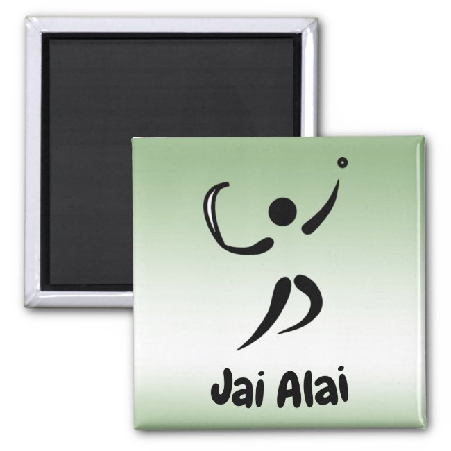 Jai Alai Green Magnet
