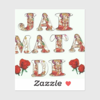 Jai Mata Di – Divine Mother’s Blessings Sticker
