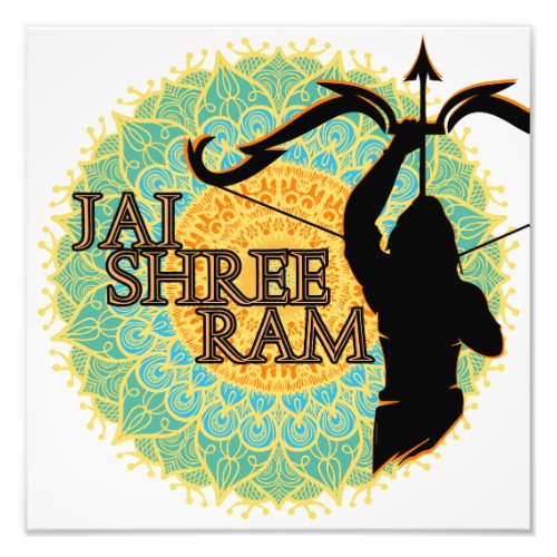 Jai Shree Ram  Photo Print