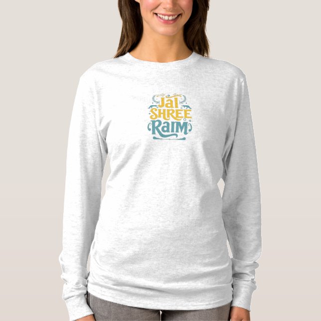 Jai Shree Ram Unisex T-Shirts - Embrace Spirituali (Front)