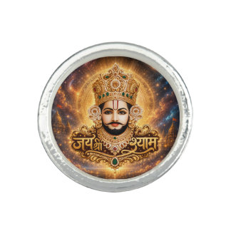 Jai Shri Khatu Shyam Ji Devotional Artwork Ring