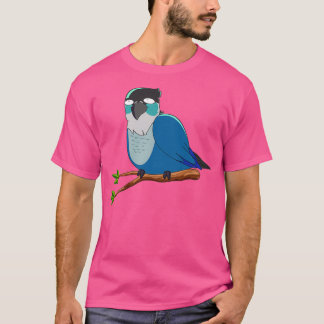 Jaiden animations cute funny eyes bird on a leaf p T-Shirt