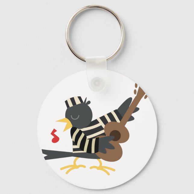 Jail Bird Keychain (Front)