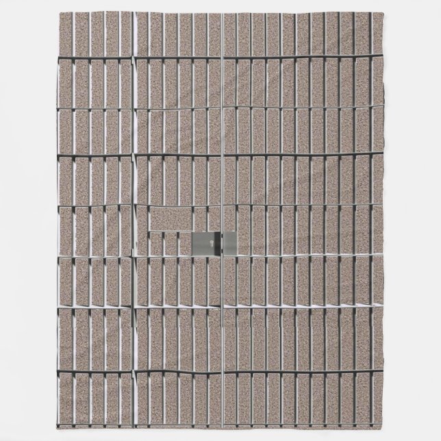 JAIL CELL FLEECE BLANKET (Front)