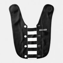 Jail House Costume Baby Bib