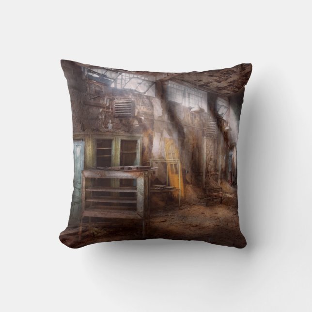 Jail - Sick Bay Throw Pillow (Front)